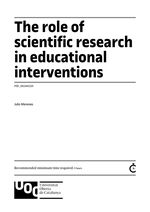 The role of scientific research in educational interventions
